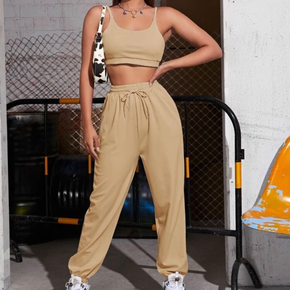 Tan 2 piece!